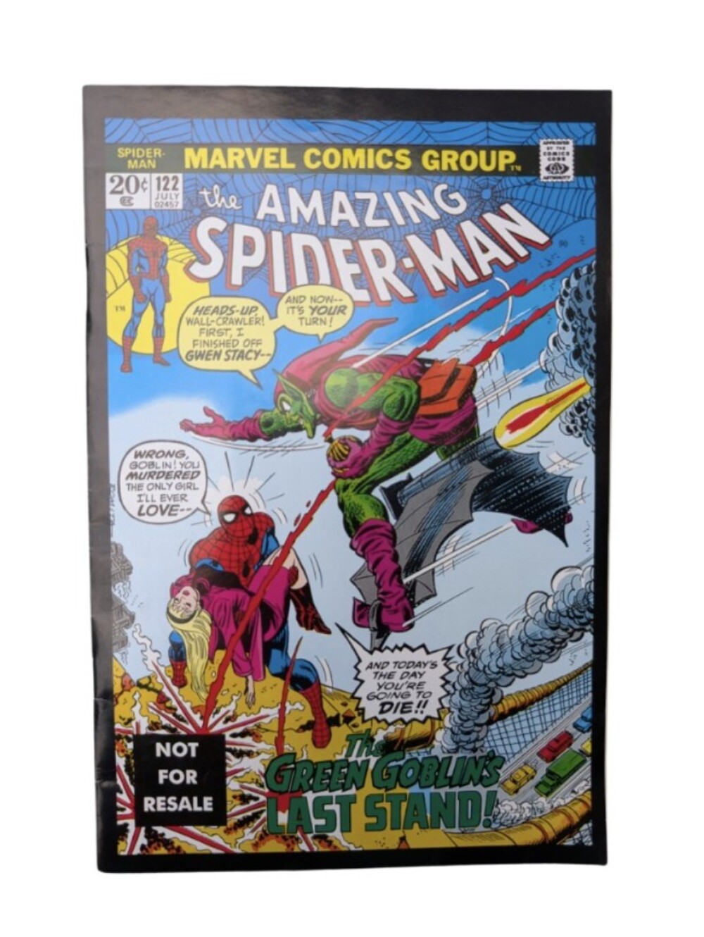 Marvel Comic AMAZING SPIDERMAN #122 Reprint 2005 - Green Goblin's Last Stand